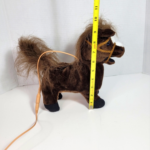 Trotting Pony the Happy Horsey with Lead and Brush with Sound Animigos NOB - Picture 14 of 15